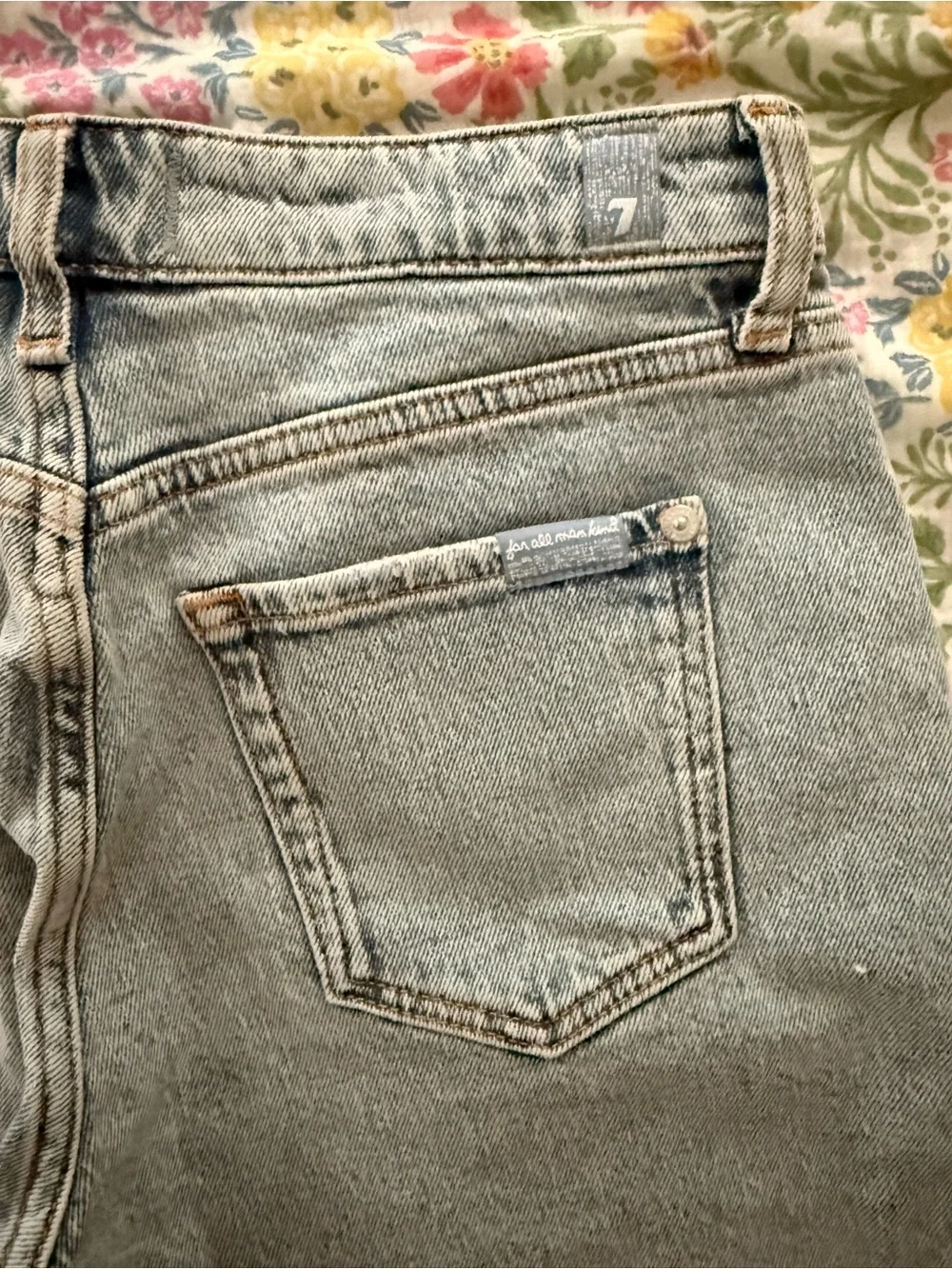 ✨ Trendy High Rise Denim Shorts | 7 For All Mankind Monroe | NWT
